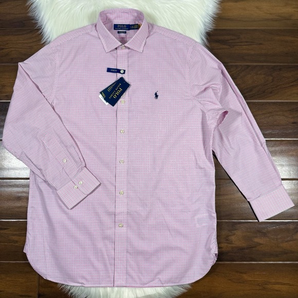Polo Ralph Lauren Size Large / 16.5 / 32 - 33 Classic Fit Button Up Dress Shirt